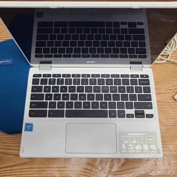 ACER Chromebook R11 with amazon case (AS IS) - Picture 2 of 7